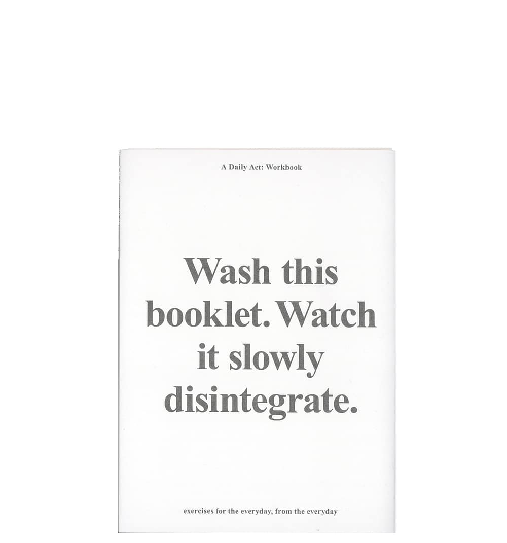 A Daily Act: Workbook