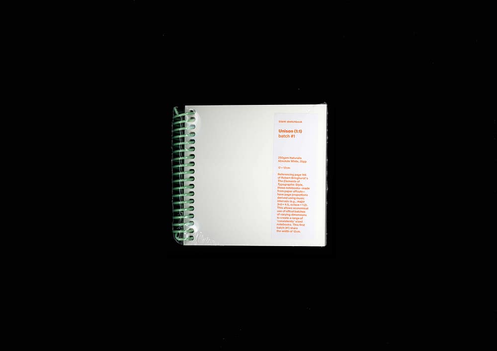 <del>Blank Sketchbooks (Batch #1)</del>