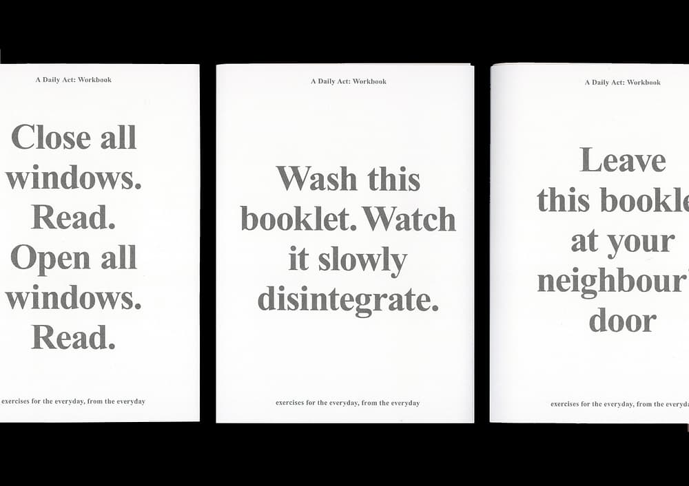 A Daily Act: Workbook